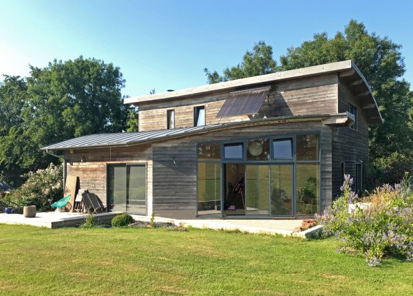 Maison A - maison bioclimatique en paille