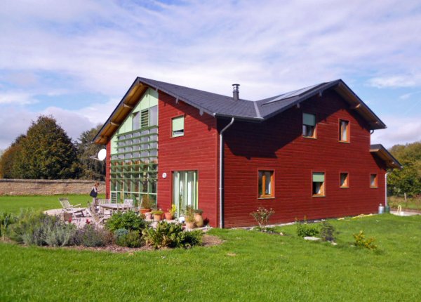 Maison F - maison bioclimatique en paille